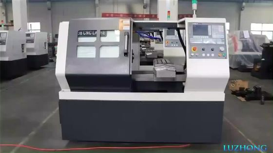 de minicnc draaibank H46 kleine horizontale cnc het draaien machine van de metaaldraaibank