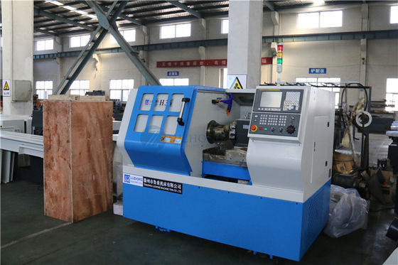 de minicnc draaibank H46 kleine horizontale cnc het draaien machine van de metaaldraaibank