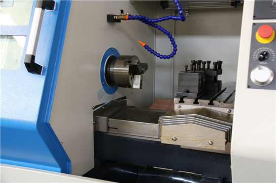 de minicnc draaibank H46 kleine horizontale cnc het draaien machine van de metaaldraaibank