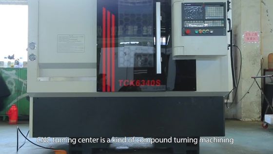 TCK6350 CNC de draaiende het bedcnc van de centrumhelling prijs van de draaibankmachine